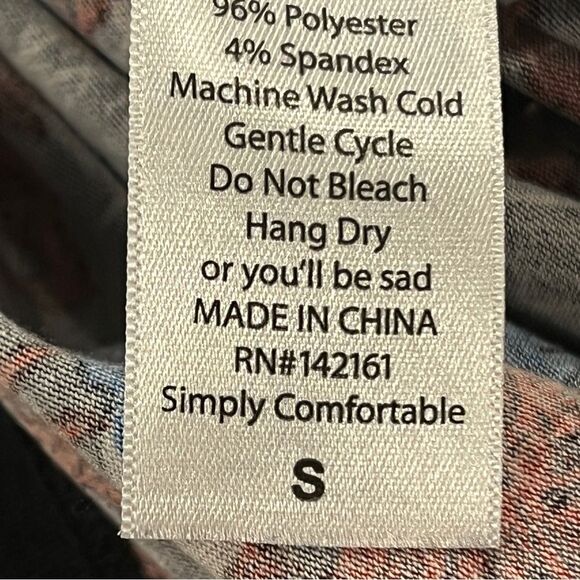 LuLaRoe Midi Julia Dress Short Sleeve Crew Neck size s statue of liberty print - Picture 10 of 12